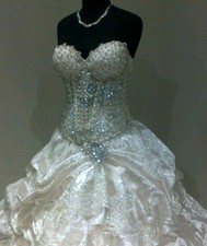 Prinzessinnen Brautkleid M –