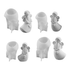 Engel-Silikonform, 4 Stück