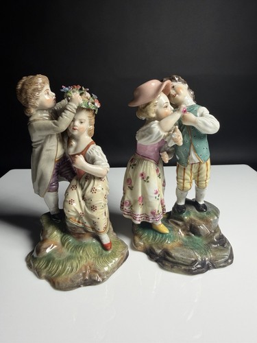 Zwei porzellanfiguren höchst - porzellanfiguren,