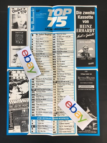 Musikmarkt charts plakat - charts,
