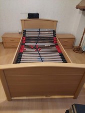 Einzelbett ( Senioren Bett) 100x200 mit verstellbarem Lattenrost