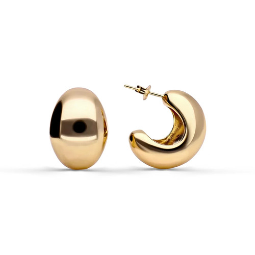 Chunky creolen damen 18k - damen,