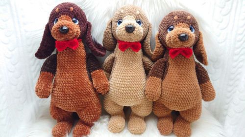 Amigurumi gehäkelt hund - amigurumi,