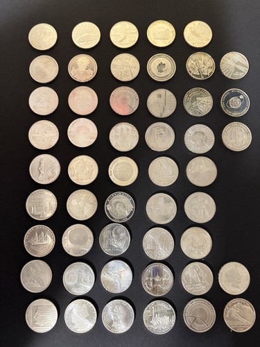 Euro gedenkmünzen 925 - 50, gedenkmünzen,925
