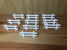 Lego 10x Fence 1 x 8 x 2 2/3 Zaun 6079 weiß white Gitterzaun Zubehör