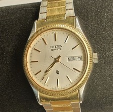 Citizen LC 44-7102, vintage Herrenuhr bicolor, 70er Jahre,  gut