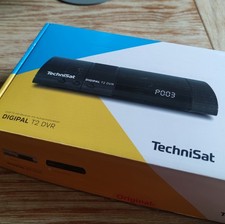 TechniSat DigiPal T2 DVR, DVB-T2 Empfänger mit Fernbedienung, in Silber, wie neu