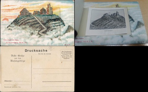 Postcard krummhübel karpacz - postcard,