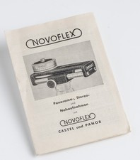 Bedienungsanleitung Novoflex Einstellschlitten Panorama Stereo und Nahaufnahmen 