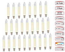 Schaftkerze 16V 3W E10 105mm