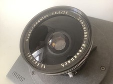 TOP: Schneider Kreuznach Super Angulon 75mm f5,6  Copal auf Sinar Platine