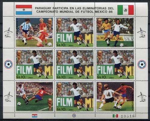 Paraguay 1985 fußball - paraguay,