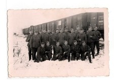 WW2 Foto Soldaten Zug München