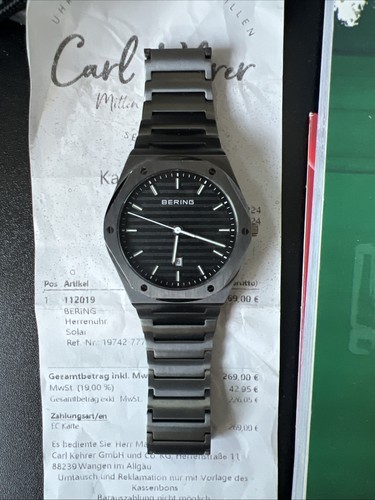 Bering stahl uhr - stahl,