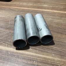 3x Rohrstück  Rohr Edelstahl  A: 38, Innen 33, mm, L: ca. 135 mm (X-22)