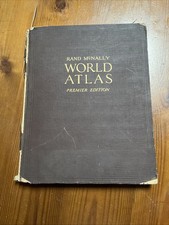 1927 rand mcnally world atlas - 1927,