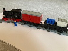 Lego 7727, 12V Volt Eisenbahn fast komplett mit Trafo + Bauanleitung