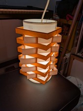 Retro Deckenlampe Hängelampe Skandinavischer Design Stil 70er Orange