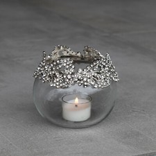 Vintage strass teelichthalter - strass,