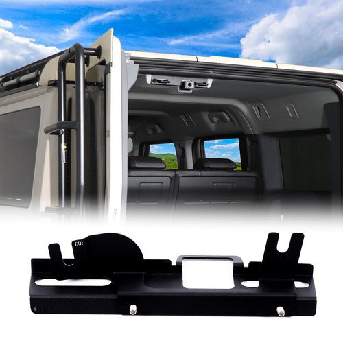 Black steel tailgate - black,