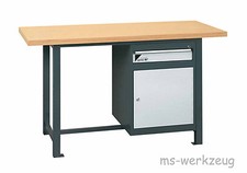 Jordan Metec 20613/84622 Werkbank mit Stahlblechschrank