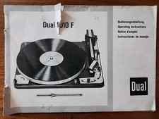 Bedienungsanleitung dual 1010 - bedienungsanleitung,
