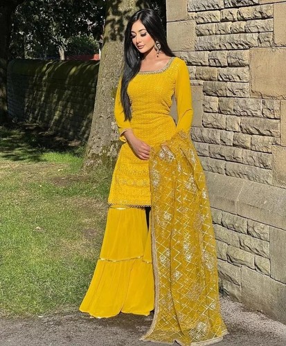 Handmade salwar kameez party - handmade,