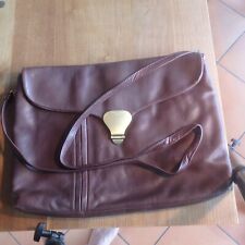 Laptop*Aktentasche*Leder*Vintage*Renato Angi*Schulterriemen abnehmbar*1980iger