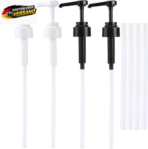 Sirup pumpenspender 4er set - sirup,