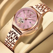 Damen Quarzuhr Edelstahl