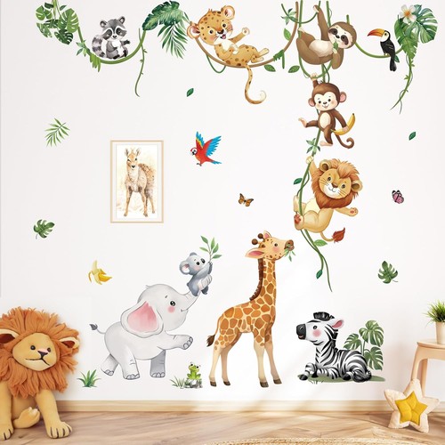 Wandtattoo dschungel tiere - dschungel,
