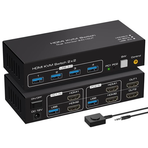 Hdmi kvm switch 2 - switch, pc