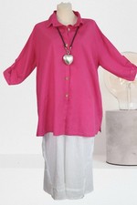 Lagenlook Long Bluse