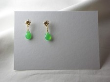 zarte Chrysopras Tropfen