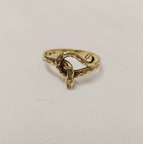 Schlangenring 585 gold - 585,