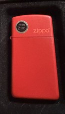 Zippo Slim J07 Rot Matt  Neu