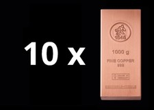 10x Kupferbarren Heimerle +