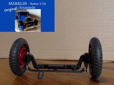 Märklin Vorderachse Autobaukasten 1:16 inclusive Räder einwandfreie Funktion