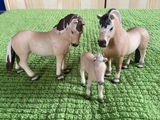 Schleich Pferd Fjord Familie 13753 13754 13755 Hengst Stute Fohlen