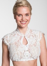 Dirndlbluse Bluse weiß Braut