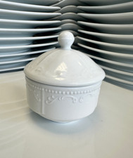 Villeroy & Boch Zuckerdose mit Deckel rund weiß Dose Landhaus stil shabby chic