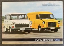 Prospekt Ford Transit Modellprogramm mit Preisliste, DINA4, 20 Seiten 01/1977