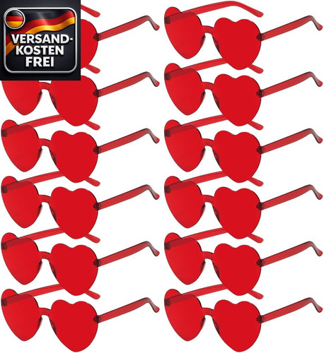 Herz party brille - herz,