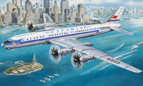 Tupolev 114 72 - tu-114, /