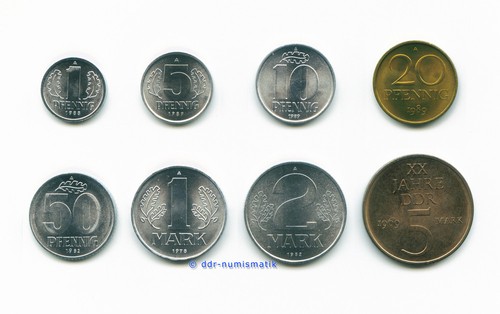Bankfrischer ddr münzsatz 1 - ddr, münzsatz__1