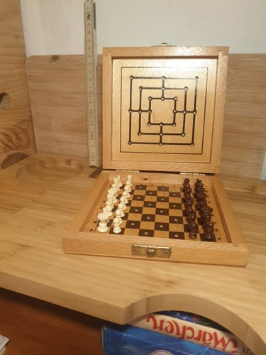 Vintage german travel chess - vintage,