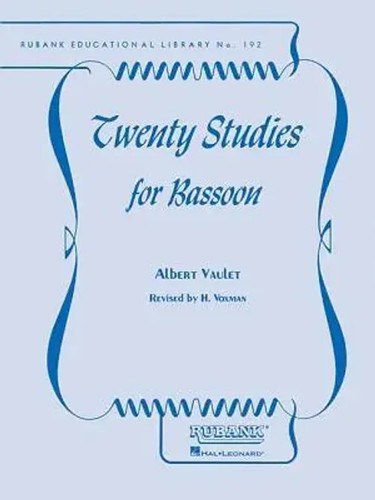 Twenty studies for bassoon - bassoon, |