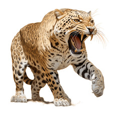Car Sticker 18x18 cm | Leopard