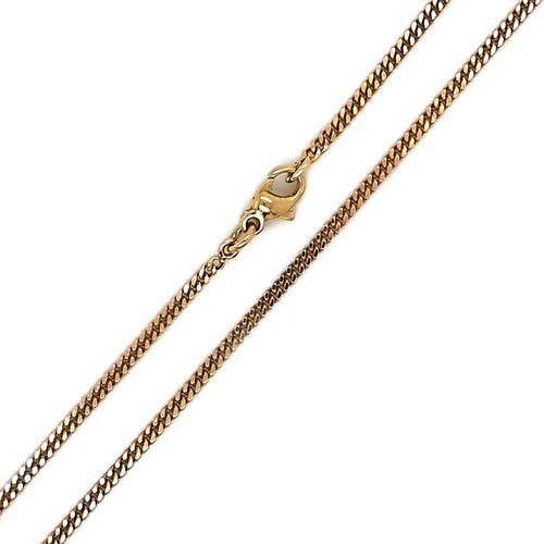 Goldkette panzer aus karat - 14,