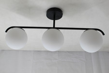 Nordlux Deckenlampe Grant Deckenlampe Lampe Leuchte Licht Schwarz Opalglas Deko